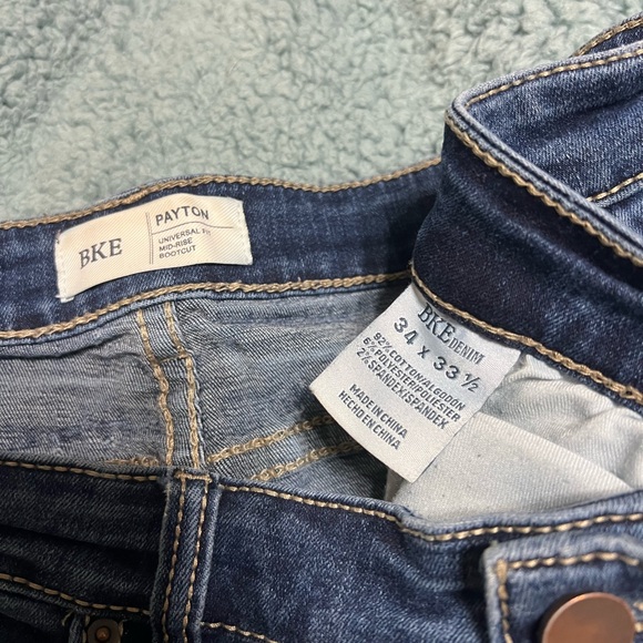 BKE Payton Dark Blue Denim Jeans - Picture 4 of 4